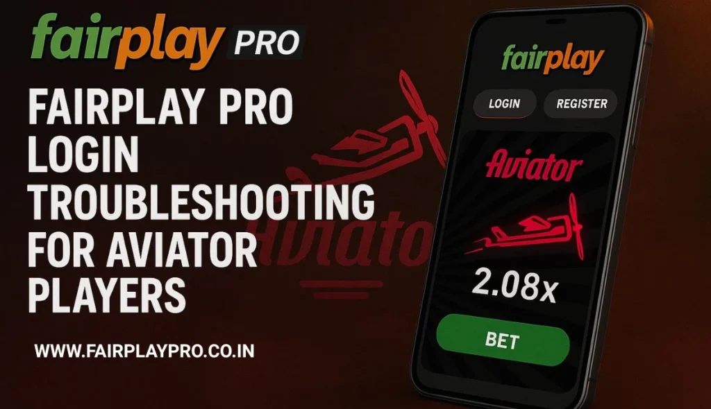 Solving Login Problems for Aviator Players on Fairplay Pro