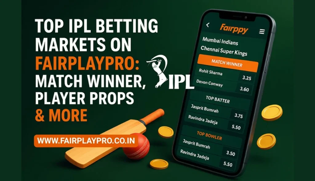 Exploring the Best IPL Betting Options on Fairplaypro: From Match Winners to Player Props