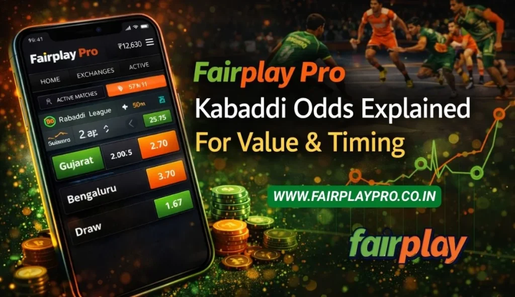 Decoding Kabaddi Odds on Fairplay Pro to Find Value and Perfect Your Timing