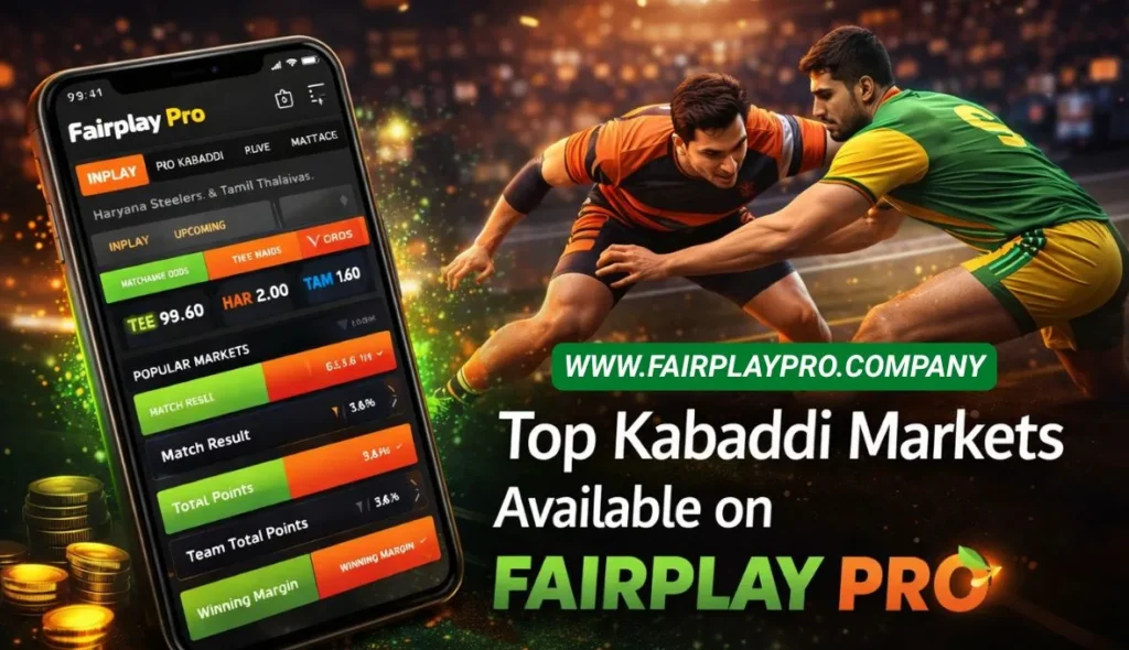 The Best Kabaddi Betting Markets You'll Find on Fairplaypro