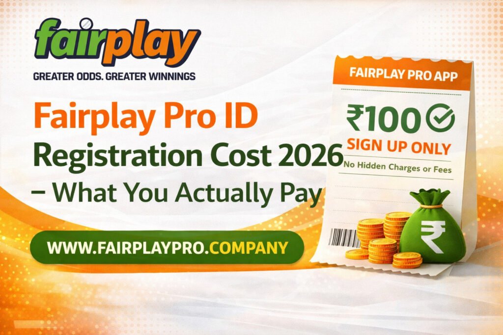 Fairplay Pro ID Signup Fees for 2026: A Detailed Breakdown of Costs